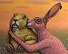 Prairie Dog and Rabbit Couple